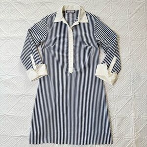 CK Bradley Ivy Striped Shirt Dress Size M
